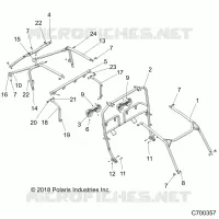 CHASSIS, CAB BASTIDOR
