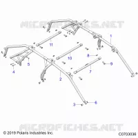 CHASSIS, CAB BASTIDOR
