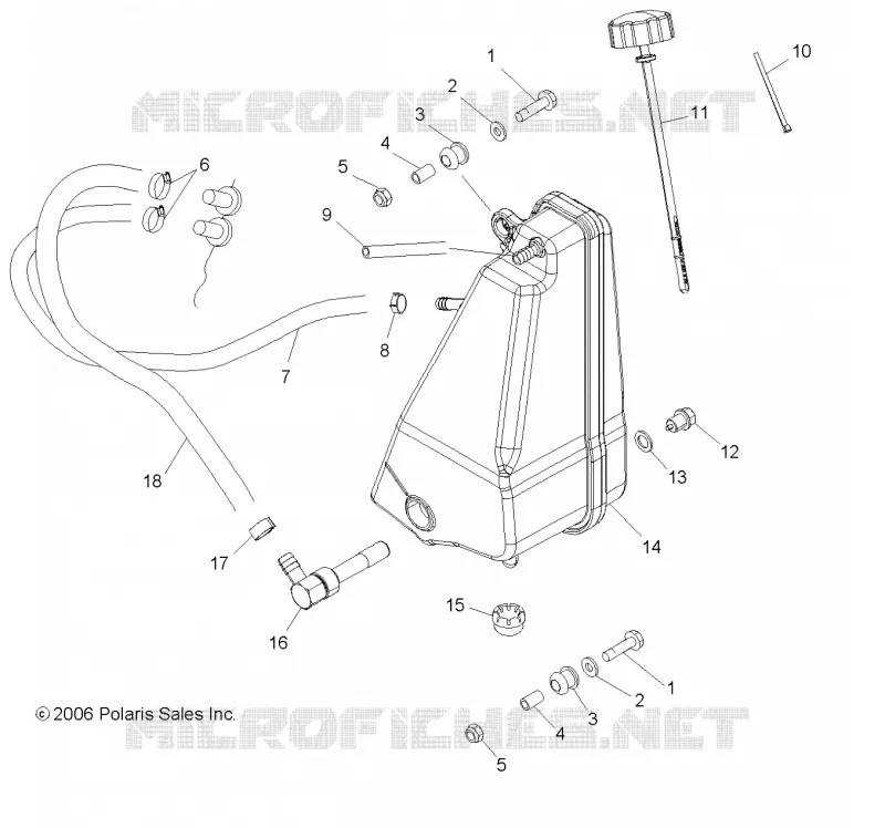 MOTOR, TANQUE DE ACEITE