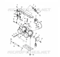 CUERPO DE MARIPOSA  500 SP/500 SKS (4921262126043A)