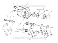 MONTAJE DE FRENO DELANTERA Trail Boss W948527 (4926822682B002)