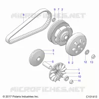 TREN, PRIMARY CLUTCH