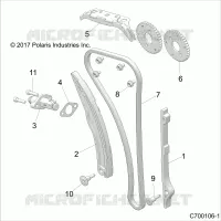 LA CADENA DE LEVAS AND TENSIONER
