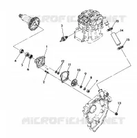 BOMBA DE AGUA ASSEMBLY 350 4X4