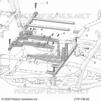 CHASSIS, SEAT AND CENTER MONTAJE DE LA CONSOLA