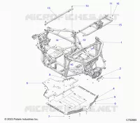 CHASSIS, MAIN FRAME AND ESQUÃD PLATES