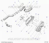 TREN, CLUTCH COVER AND DUCTING