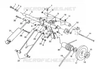 TRASERO ARM PAR 500 INDY 0982764(A)(B) and EUROPEAN 500 INDY E982764A (4942104210B010)