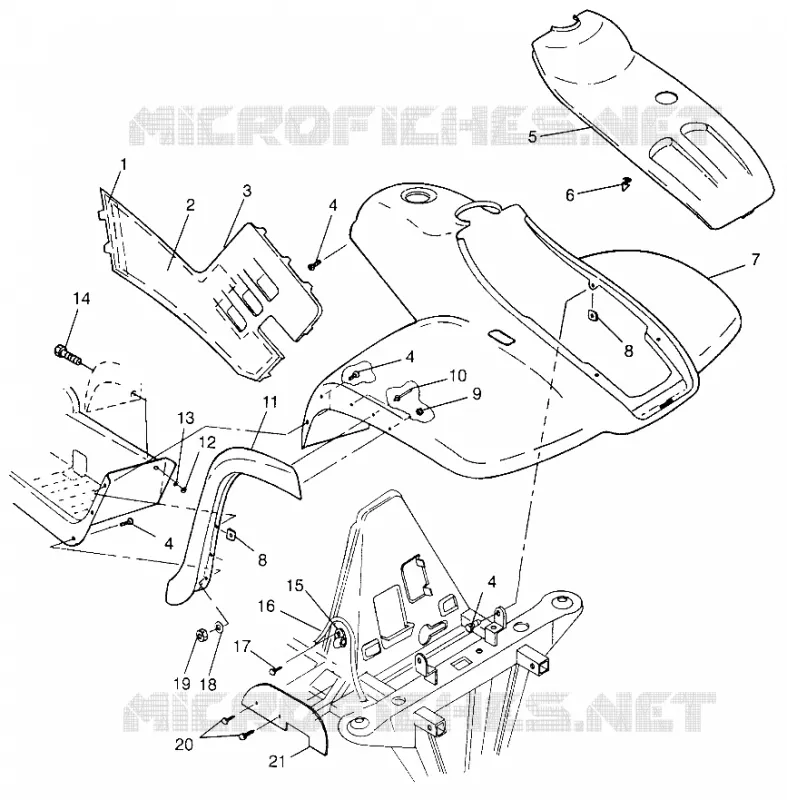 CABINA  XPLORER 500 W97CD50A (4941354135A007)