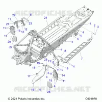 CHASSIS, PROTECCIÃ³N DEL EMBRAGUE, FOOTRESTS, AND RUNNING BOARDS