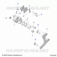 BRAKES, PINZA FRENO TRASEIRA