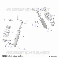 SUSPENSION, CHOQUE FRONTAL