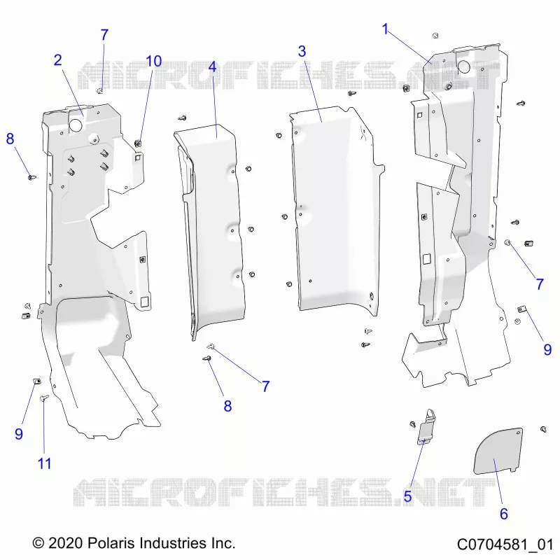 CARROCERÍA POSTERIOR CLOSEOFF, SIDE PANELS -Z23RGC2KAJ/BJ (C0704581_01)