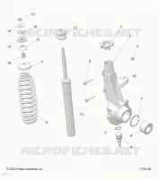 SUSPENSION, PUNTAL DELANTERO