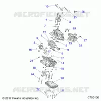ENGINE, CRANKCASE AND CIGUEÑAL