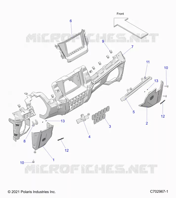 TABLERO LOWER, RIDE COMMAND