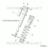 SUSPENSION, CHOQUE FRONTAL MOUNTING