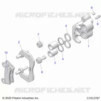 BRAKES, PINZA TRASERA