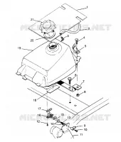 MONTAJE DEL DEPÓSITO DE COMBUSTIBLE 2x4 300 W947530 (4926742674A011)