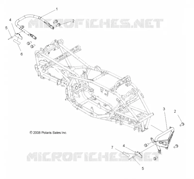 CHASIS, PARACHOQUES AND GRAB BAR