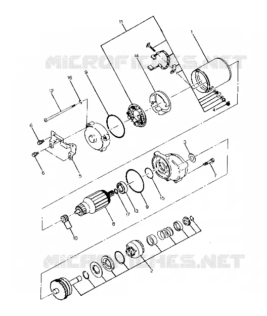 ARRANQUE DEL MOTOR MONTAJE BIG BOSS 4X6 (4919801980041A)