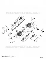 DRIVE TRAIN, PRINCIPAL GEARCASE INTERNALS