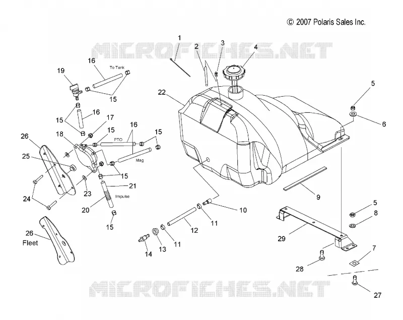 SISTEMA DE COMBUSTIBLE, GASOLINA TANK and PUMP
