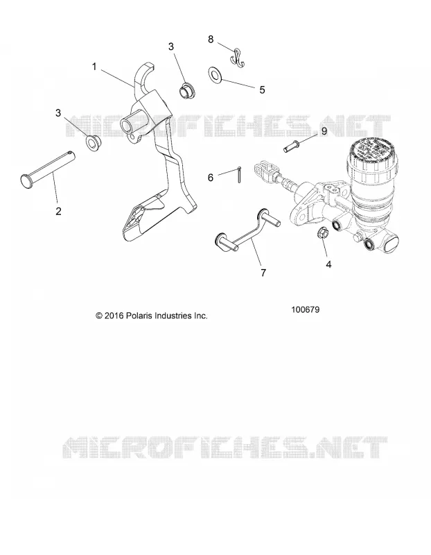BRAKES, PEDAL AND CILINDRO MAESTRO MOUNTING