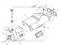 ASIENTO Y TANQUE DE GAS 440 XCR 0961660 (4932113211A007)