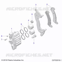 BRAKES, PINZA FRENO DELANTERA