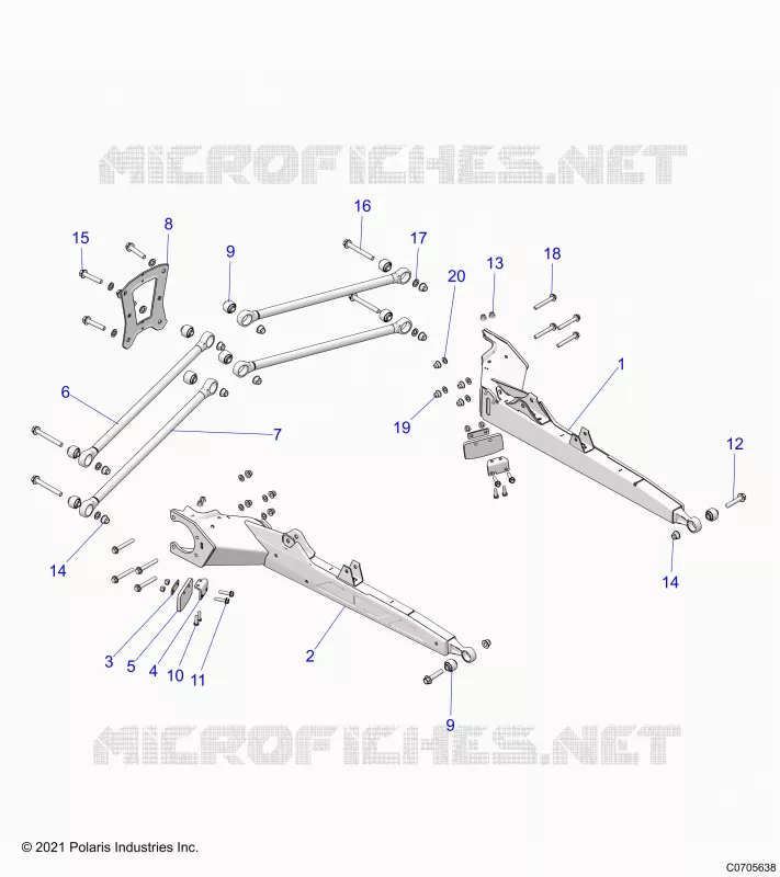 SUSPENSION TRASERA CONTROL ARMS