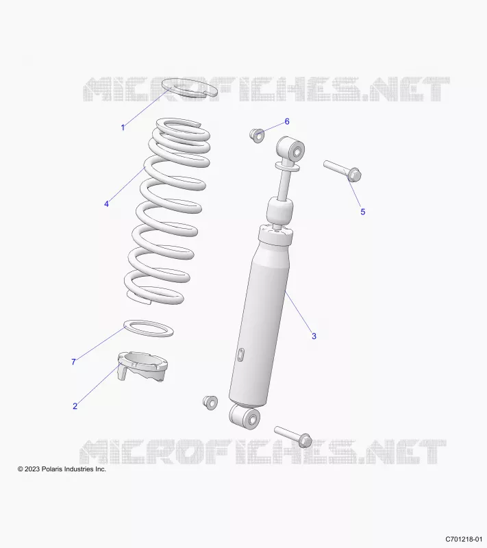 SUSPENSION, CHOQUE FRONTAL MOUNTING