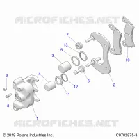 BRAKES, PINZA FRENO TRASEIRA