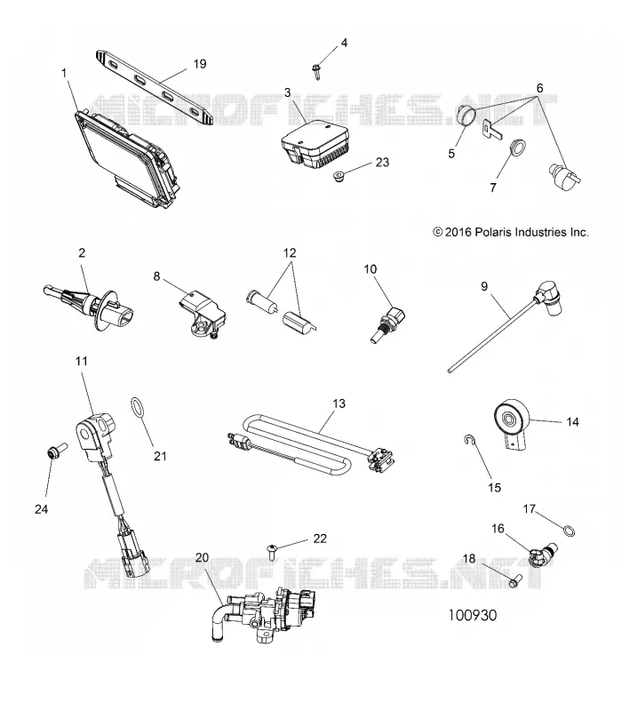 INTERRUPTORES, SENSORS, ECU AND CONTROL MODULES