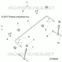 SUSPENSIÃ“N DELANTERA STABILIZER BAR- R18RRE99FM/S99FM/SCM (C700032)