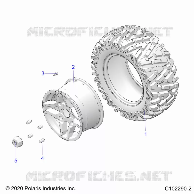 RUEDAS, REAR TIRE