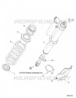 SUSPENSION TRASERA SHOCK MOUNTING