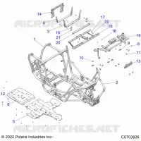 CHASSIS, MAIN FRAME AND ESQUÃD PLATES