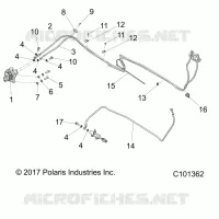 BRAKES, FRENO TRASERO LINES