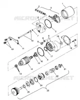 MOTOR DE ARRANQUE 6X6 400L W968740 and 6X6 400L Norwegian N968740 (4935963596E001)