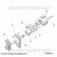 FRENO TRASERO CALIPER