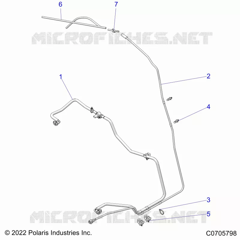 SISTEMA DE COMBUSTIBLES, FUEL LINES, STD.
