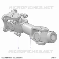DRIVE TRAIN, PROP EJE TRASERO