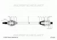 TREN, REAR HALF SHAFT