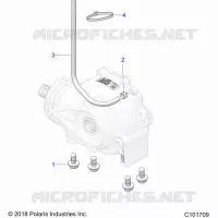 TREN, GEARCASE MOUNTING, FRONT