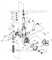 puntal delantero Scrambler 400 W98BC38C (4947254725B005)
