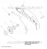 TREN, FRONT SPROCKET GUARD