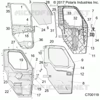 PUERTAS, WNDW, FRONT, FULL CRANK