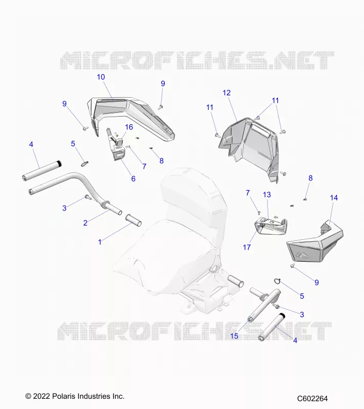 BODY, PASSENGER HANDHOLD ASM.