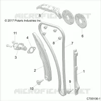 LA CADENA DE LEVAS AND TENSIONER